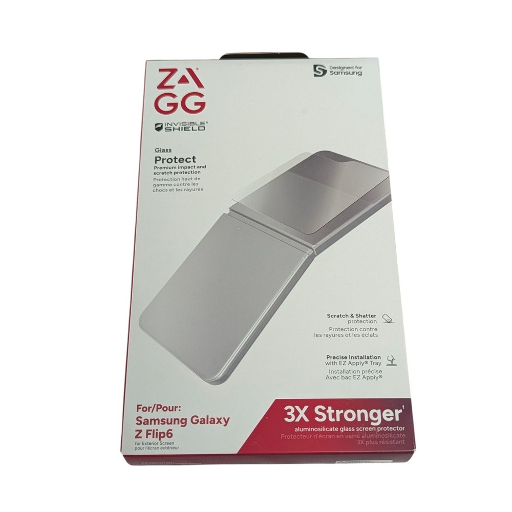 Mm5N ZAGG‎ Invisible Shield Glass Screen Protector for Samsung Galaxy Z Flip6